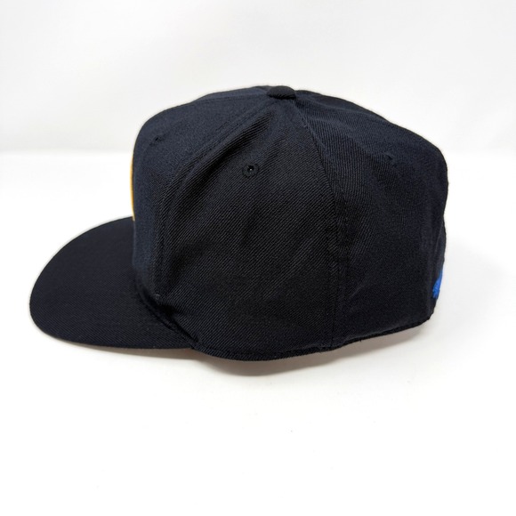 Mitchell & Ness Golden State Warriors Fitted Hat Black Wool NBA Cap 7 1/4 - Picture 2 of 9